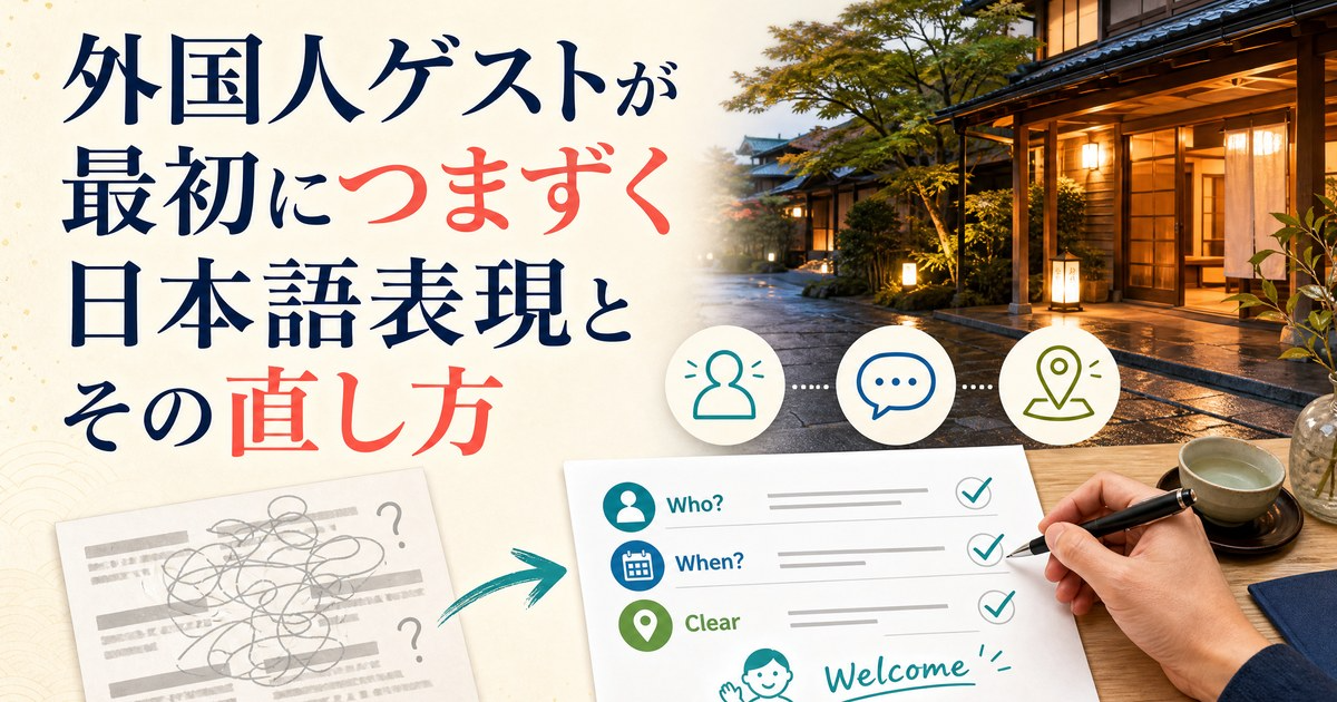 Cover image for common Japanese expressions that confuse foreign guests and how to fix them